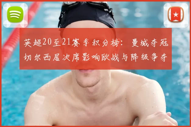 英超20至21赛季积分榜：曼城夺冠切尔西居次席影响欧战与降级争夺